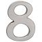 Broj „8” - 10 cm nikal mat,2