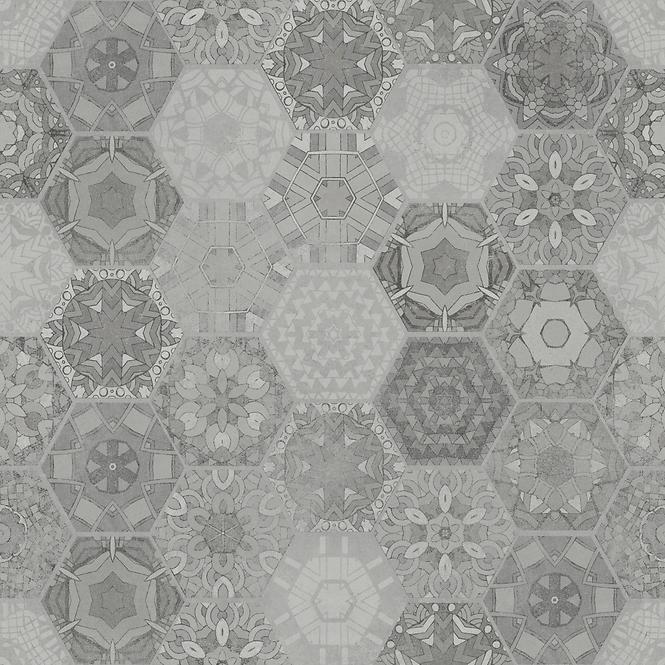 Gres Patchwork Hexagon Grey 60/60