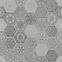Gres Patchwork Hexagon Grey 60/60,2