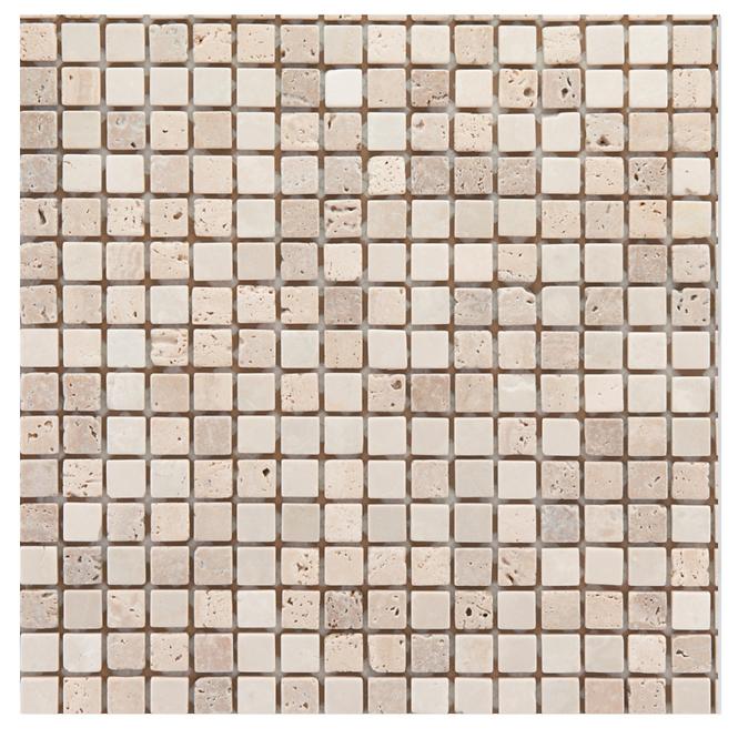 Mozaik pločica Travertino beige mix 30,5X30,5