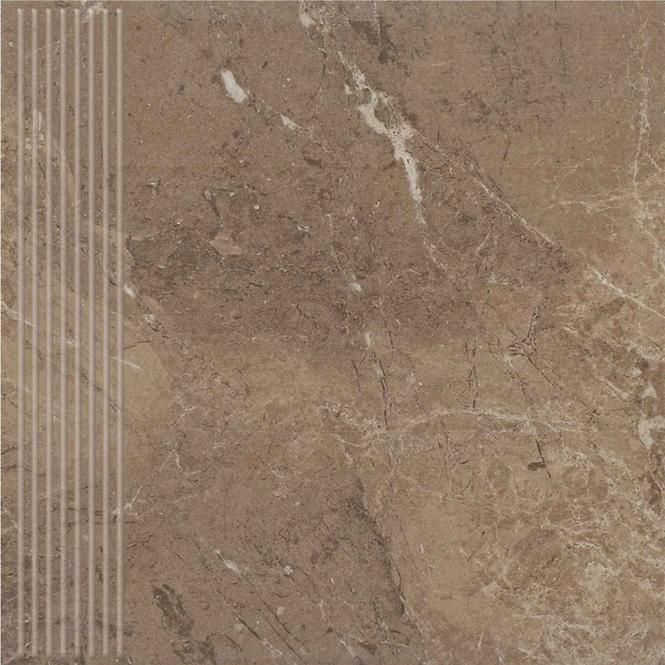 Pločica za gazište stepenica Track brown 30/30