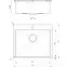 Sudoper tanero 304ss 480x550x220,3