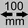 100mm