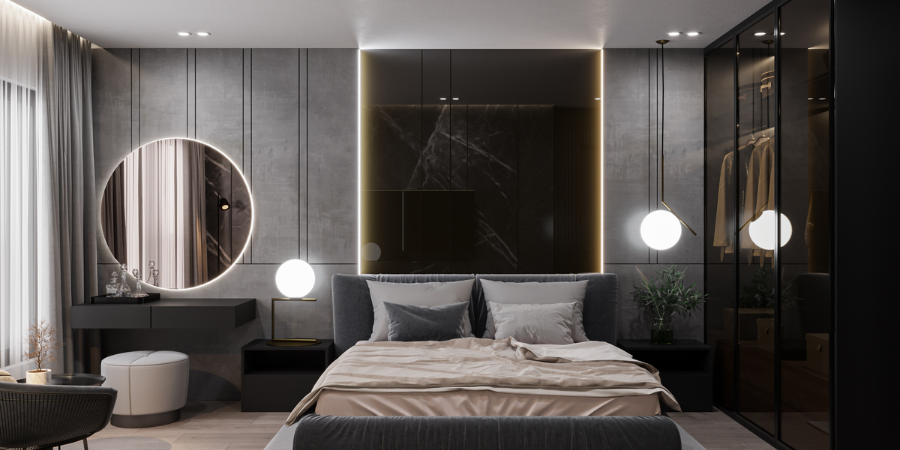 Zidne svjetiljke za spavaću sobu u loft stilu